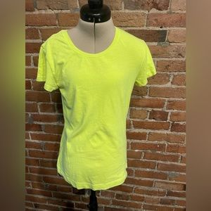 Emma and Sam neon green shirt NTW